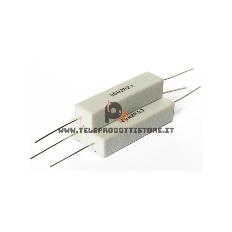 Jantzen Audio Resistore ceramico 6,8 Ohm 20W a filo resistenza per filtro crossover