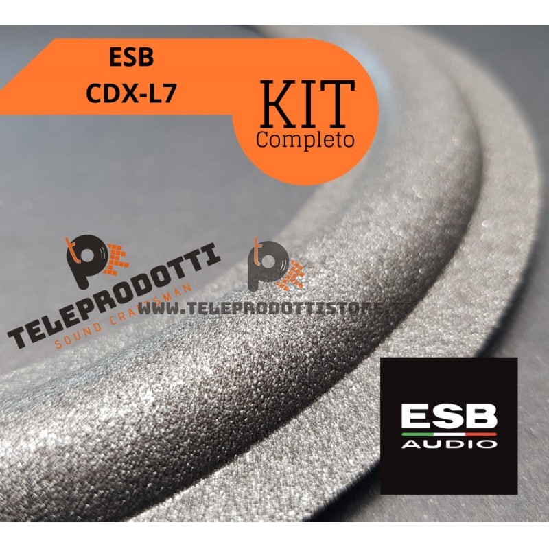 ESB CDX L7 KIT Sospensioni di riparazione per woofer e midrange in foam bordo e colla CDX-L7