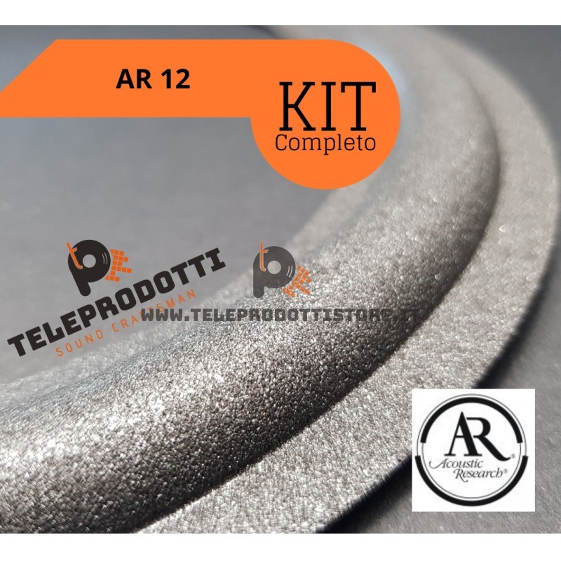 AR 12 KIT Sospensioni di riparazione per woofer e midrange in foam bordo e colla Acoustic Research AR12