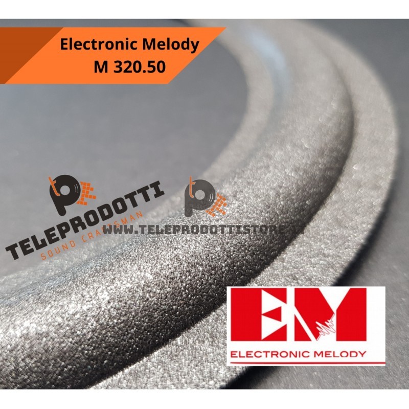 Electronic Melody M320.50 CS/FX-W Sospensione di ricambio per woofer in foam bordo