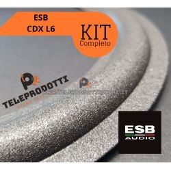 ESB CDX L6 KIT Sospensioni di riparazione per woofer e midrange in foam bordo e colla CDX-L6