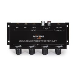 Fonestar CB-119 Mini mixer 4 canali 3 microfoni 1 aux CB119