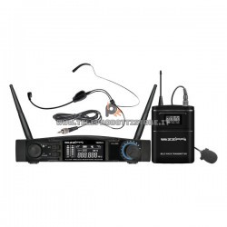 TXZZ541 Zzipp set radiomicrofono wireless ad archetto uhf 48 canali trasmettitore bodypack