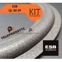 ESB QL80-SP KIT Sospensioni di riparazione per woofer e midrange in foam bordo e colla QL 80 SP