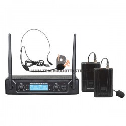 TXZZ520 Zzipp set doppio radiomicrofono wireless uhf 674,20/694,00