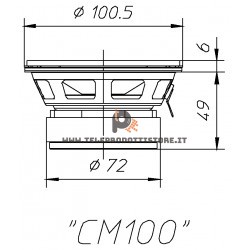CM100 Ciare Coppia midrange 100mm 150W 4Ohm medio da auto CM-100 CM 100