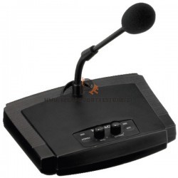 ECM-450 Monacor Microfono PA da tavolo con collo di cigno con gong