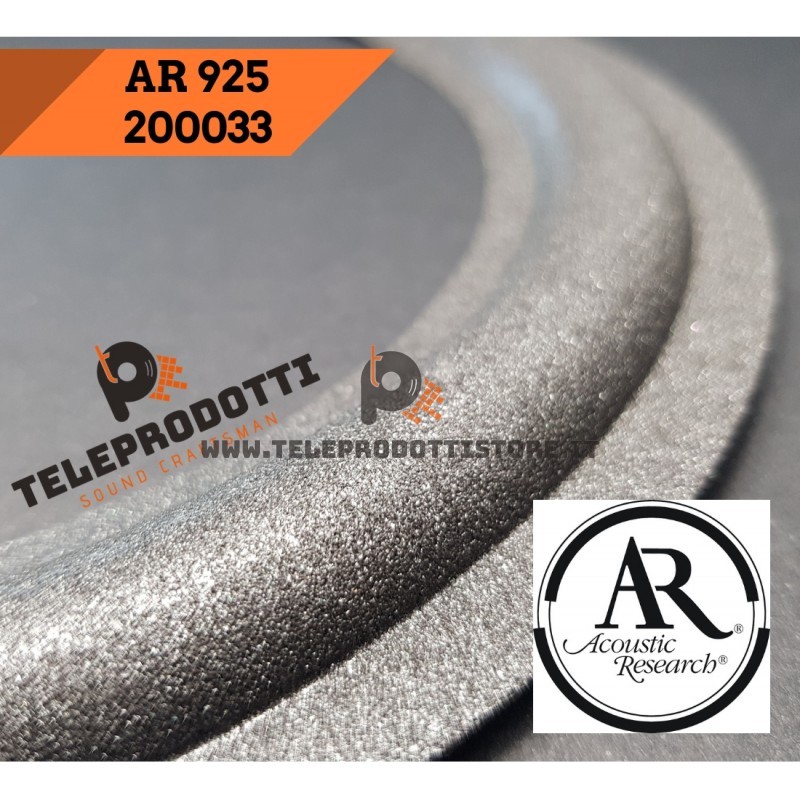 AR 925 Sospensione di ricambio per woofer in foam bordo AR925 Acoustic Reserch AR925