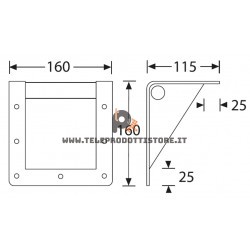 Maniglia a laccio valigia per diffusore cassa Fender Marshall Peavey