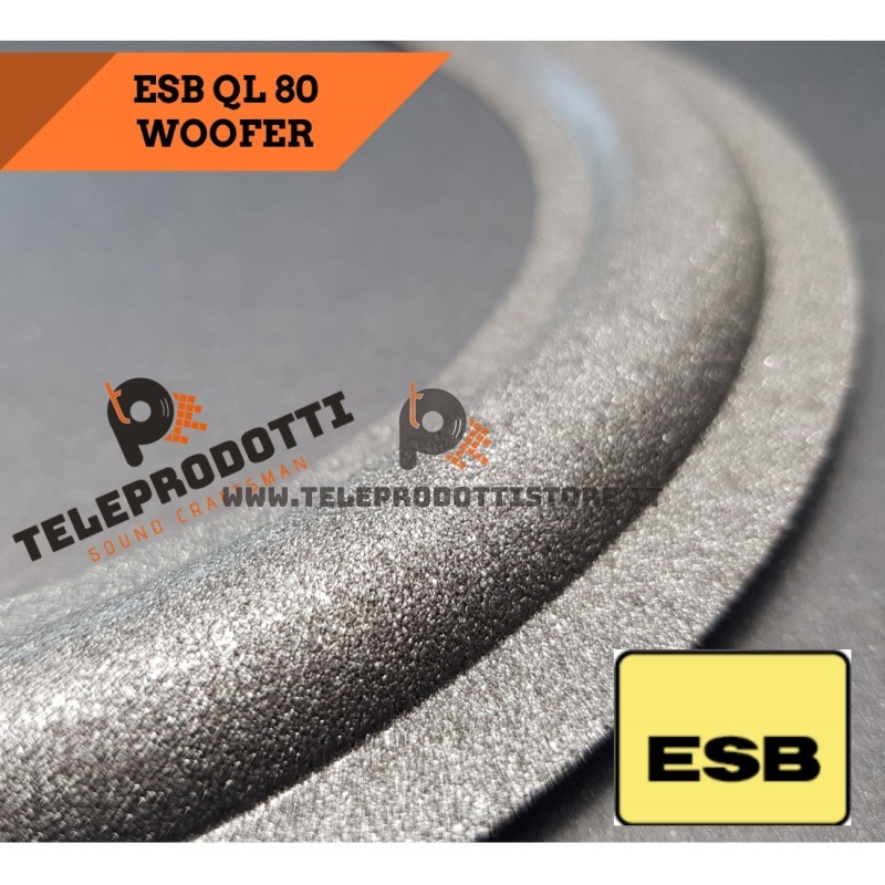 ESB QL80-SP Sospensione di ricambio per woofer in foam bordo QL 80 SP QL80
