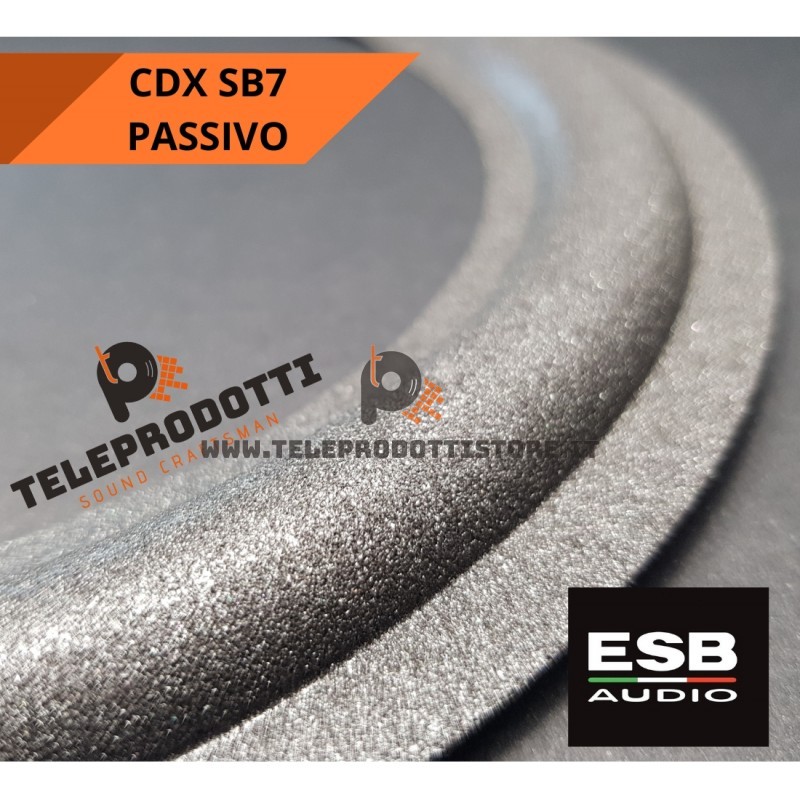 ESB CDX SB7 Sospensione di ricambio per woofer passivo in foam bordo CDX-SB7 SB 7 25 cm.