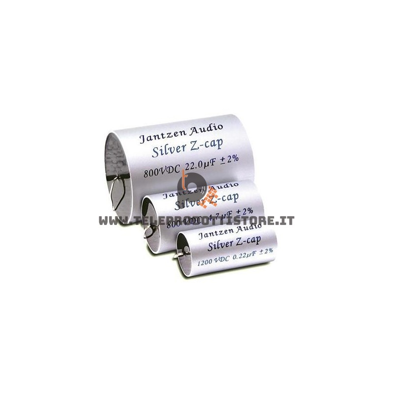 Z-Silver Cap Jantzen Audio 0.33 uF mF 1200V 2% condensatore per filtro crossover