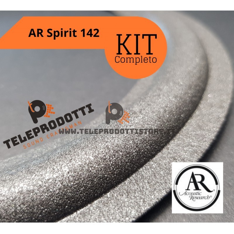 AR 142 SPIRIT KIT Sospensioni di riparazione per woofer midrange in foam bordo e colla Acoustic Research AR142