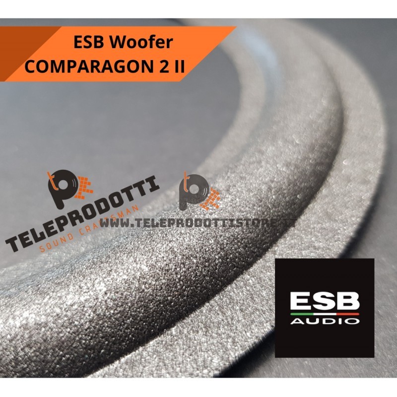 ESB Comparagon 2 II Sospensione di ricambio per woofer in foam bordo 25 cm.