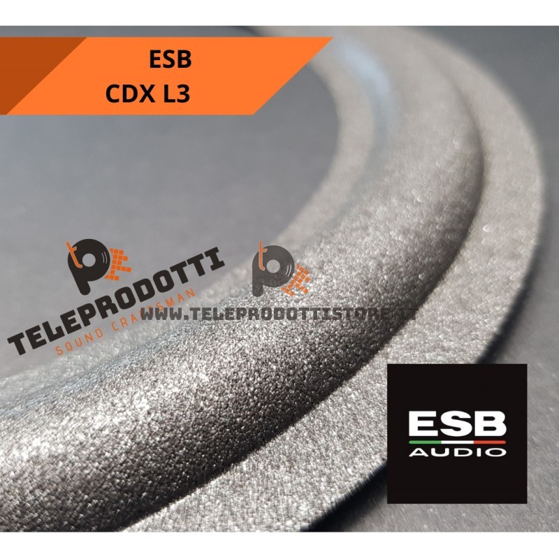 ESB CDX L3 Sospensione di ricambio per woofer 20 cm. in foam bordo CDX-L3