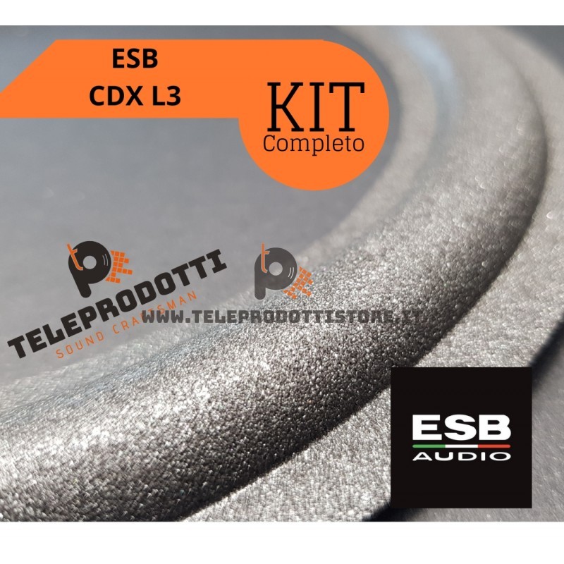 ESB CDX L3 KIT Sospensioni di riparazione per woofer in foam bordo e colla CDX-L3