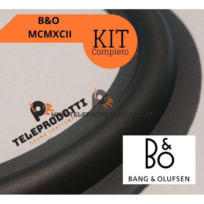 Bang & Olufsen Beolab MCMXCII Kit di riparazione per sospensione bordo di ricambio in gomma B&O